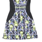 PETER PILOTTO Womens Black & Multicolour Sleeveless Day Polyester Blend Dress UK