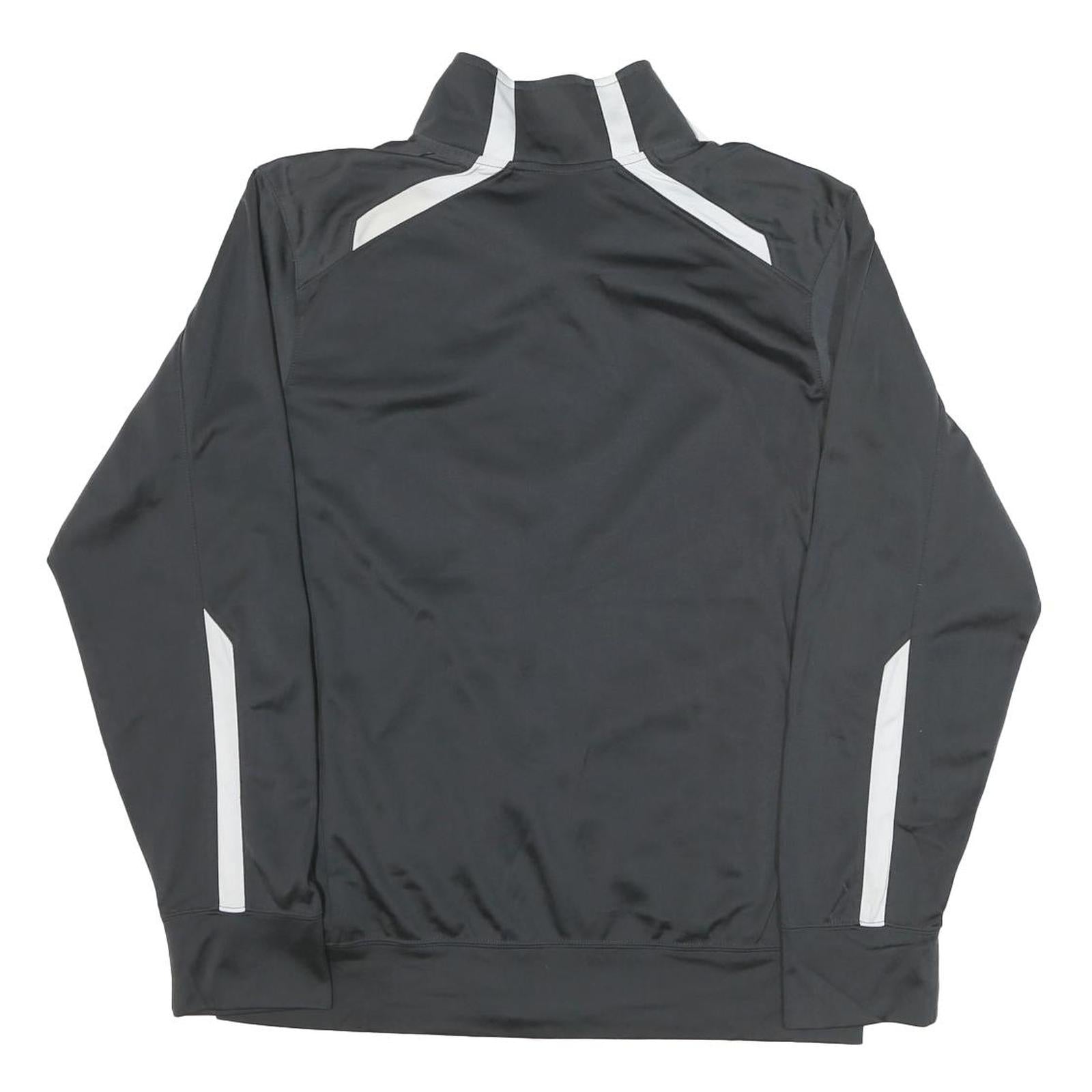 NIKE Mens Black & White Christian Brothers Basketball Track Jacket S Polyester