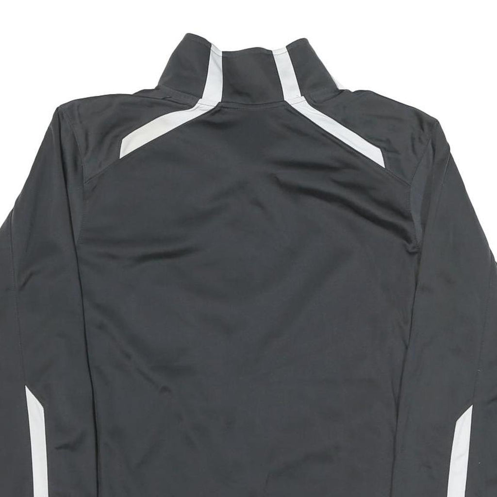 NIKE Mens Black & White Christian Brothers Basketball Track Jacket S Polyester