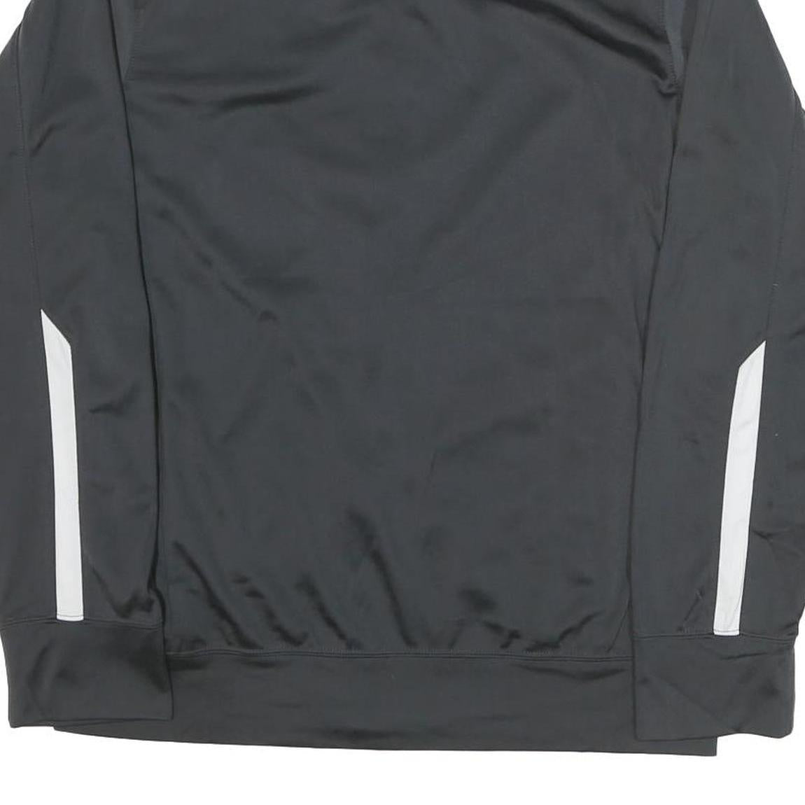 NIKE Mens Black & White Christian Brothers Basketball Track Jacket S Polyester