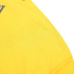 Mens Yellow University Of Michigan Crew Neck Sweatshirt S Cotton Blend Casual