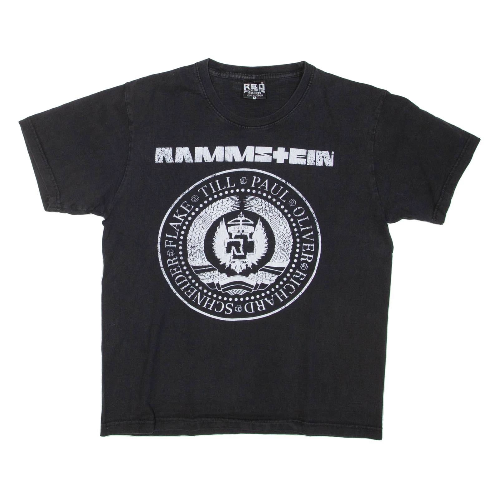 REO Rammstein Mens Band T-Shirt Black M