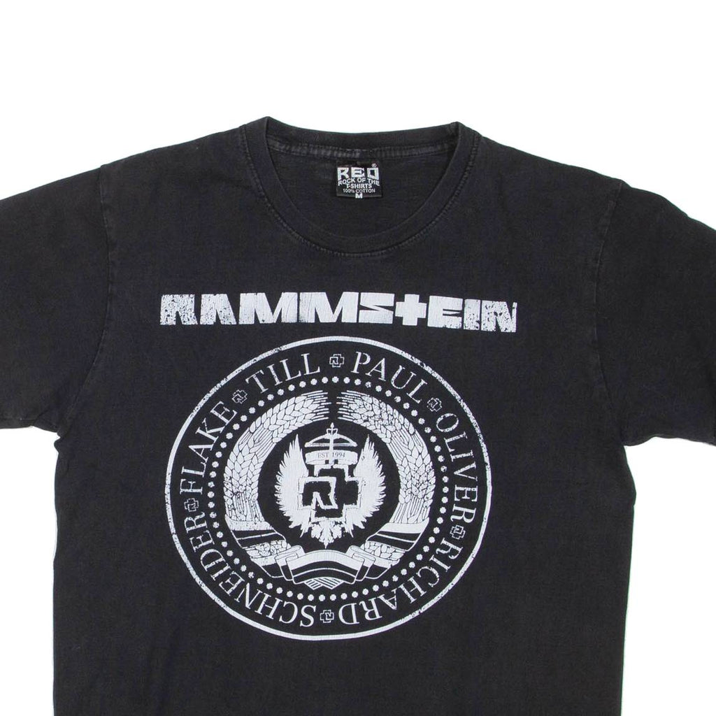 REO Rammstein Mens Band T-Shirt Black M