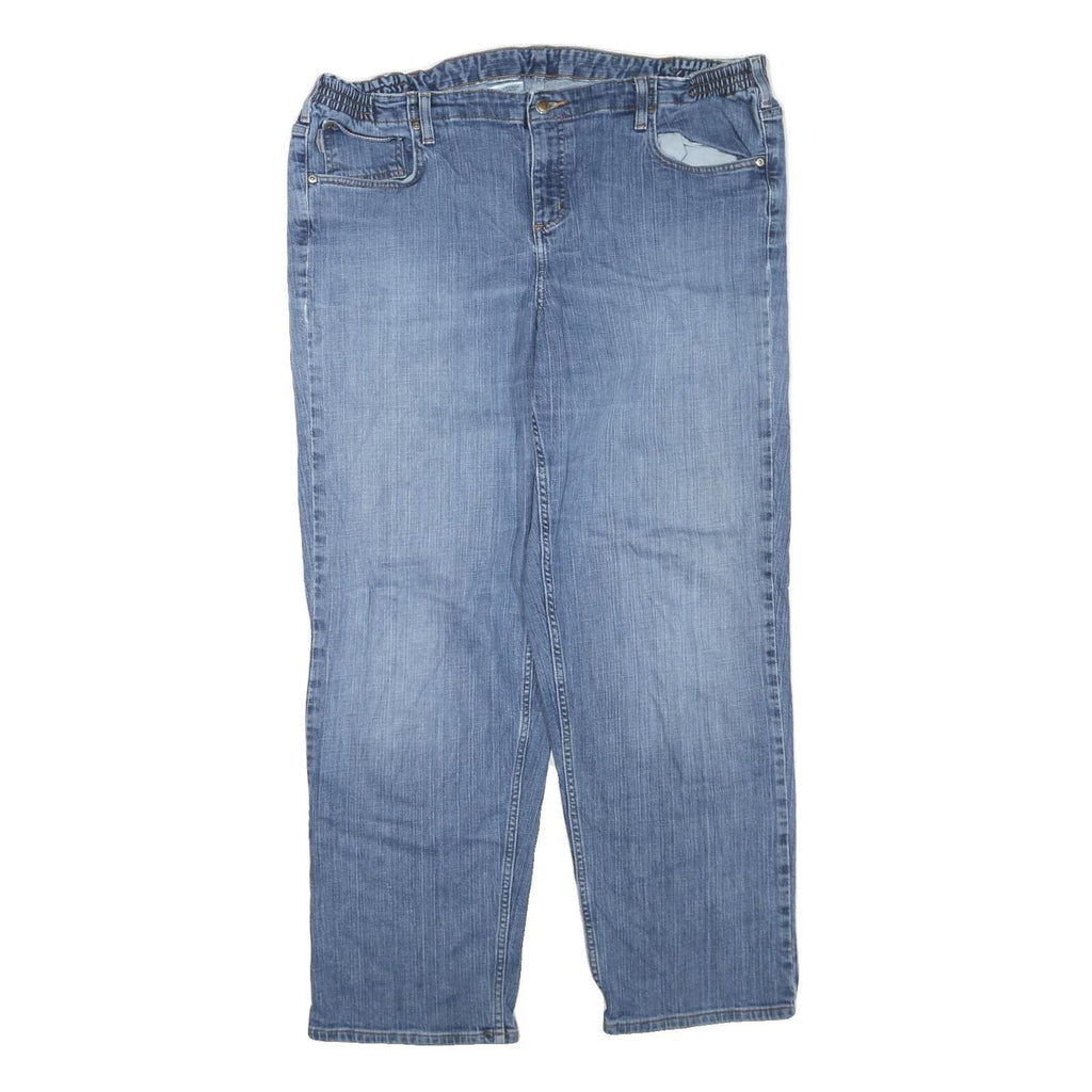CARHARTT Womens Blue Regular Fit Straight Denim Light Wash Jeans W40 L32 Relaxed