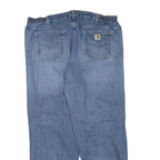 CARHARTT Womens Blue Regular Fit Straight Denim Light Wash Jeans W40 L32 Relaxed