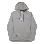 HUMMEL Mens Grey Hoodie M FC Orion Crest Pullover Sportswear