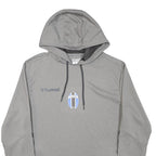 HUMMEL Mens Grey Hoodie M FC Orion Crest Pullover Sportswear