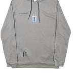 HUMMEL Mens Grey Hoodie M FC Orion Crest Pullover Sportswear