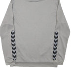 HUMMEL Mens Grey Hoodie M FC Orion Crest Pullover Sportswear