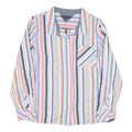 TOMMY HILFIGER Womens Multicolour Stripe Shirt XL Casual Button-Up Cotton