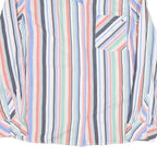 TOMMY HILFIGER Womens Multicolour Stripe Shirt XL Casual Button-Up Cotton