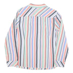 TOMMY HILFIGER Womens Multicolour Stripe Shirt XL Casual Button-Up Cotton