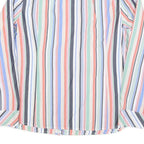 TOMMY HILFIGER Womens Multicolour Stripe Shirt XL Casual Button-Up Cotton