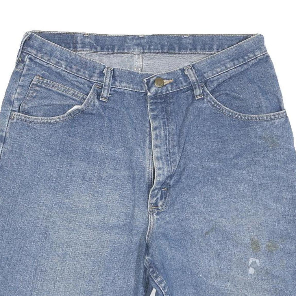 WRANGLER Mens Denim Blue Casual Shorts L W34 Cotton Blend Classic Fit