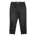 NEXT Womens Regular Black Trousers W34 L25 Button Closure Polyester Blend