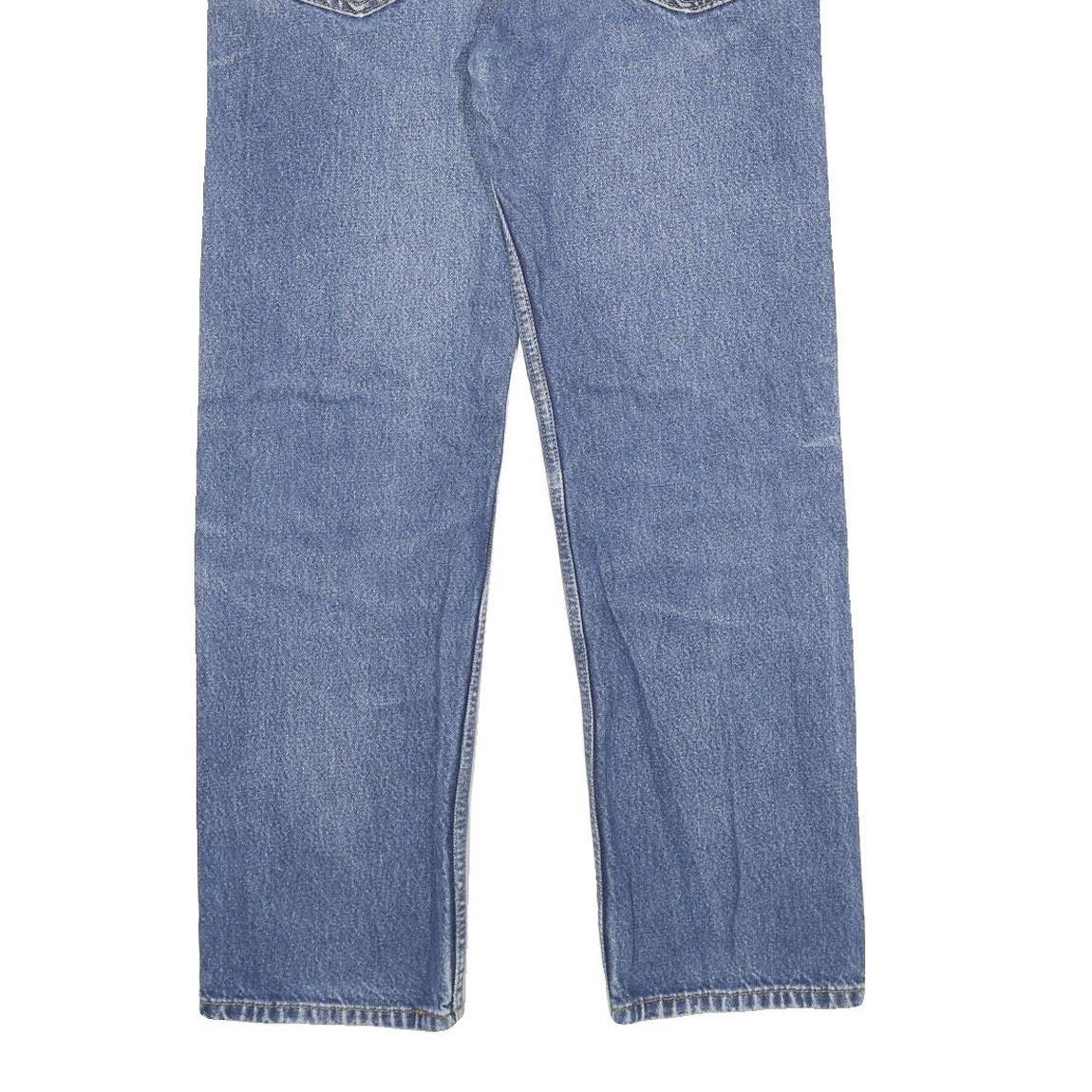 LEVI'S 505 Mens Jeans Blue Regular Straight Denim Medium W34 L30 Classic Zip