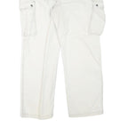 CARHARTT Mens Cotton Blend White Workwear Regular Straight Trousers W40 L32