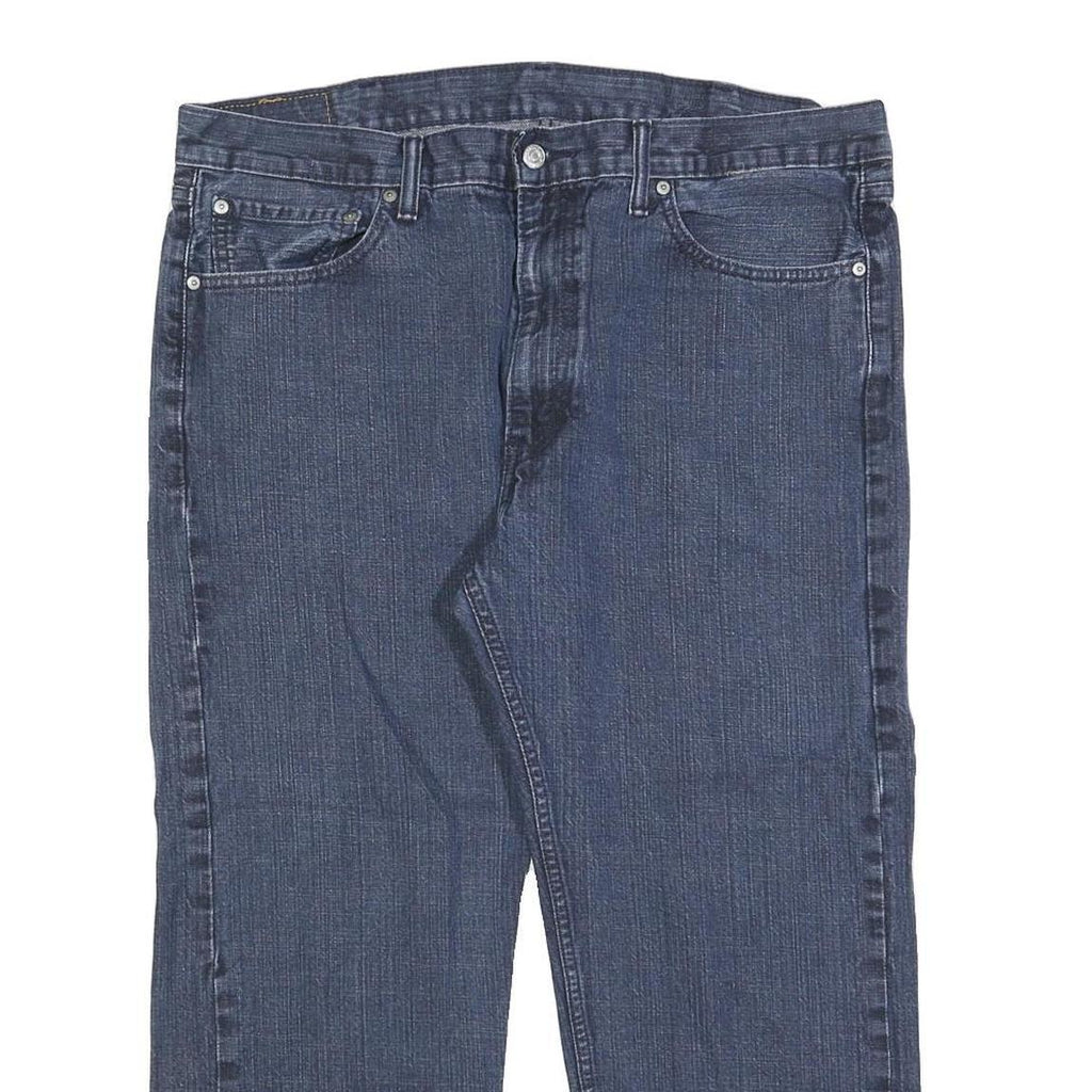 LEVI'S 505 Mens Jeans Blue Regular Straight Denim Medium W38 L25 Classic Zip