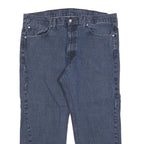 LEVI'S 505 Mens Jeans Blue Regular Straight Denim Medium W38 L25 Classic Zip