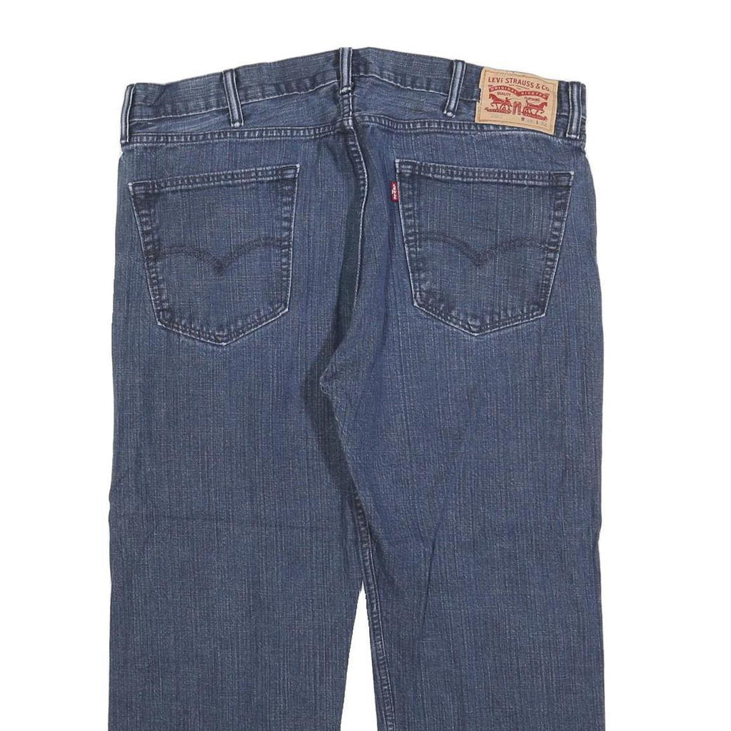 LEVI'S 505 Mens Jeans Blue Regular Straight Denim Medium W38 L25 Classic Zip