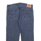 LEVI'S 505 Mens Jeans Blue Regular Straight Denim Medium W38 L25 Classic Zip