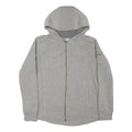 COLUMBIA Womens Grey Hoodie XL Cotton Blend Full Zip Casual Outdoor Sweatshirt