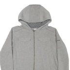 COLUMBIA Womens Grey Hoodie XL Cotton Blend Full Zip Casual Outdoor Sweatshirt