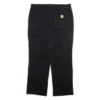 CARHARTT Mens Trousers Black Relaxed Straight W34 L30