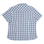 JACK WOLFSKIN Womens Shirt Blue Check M