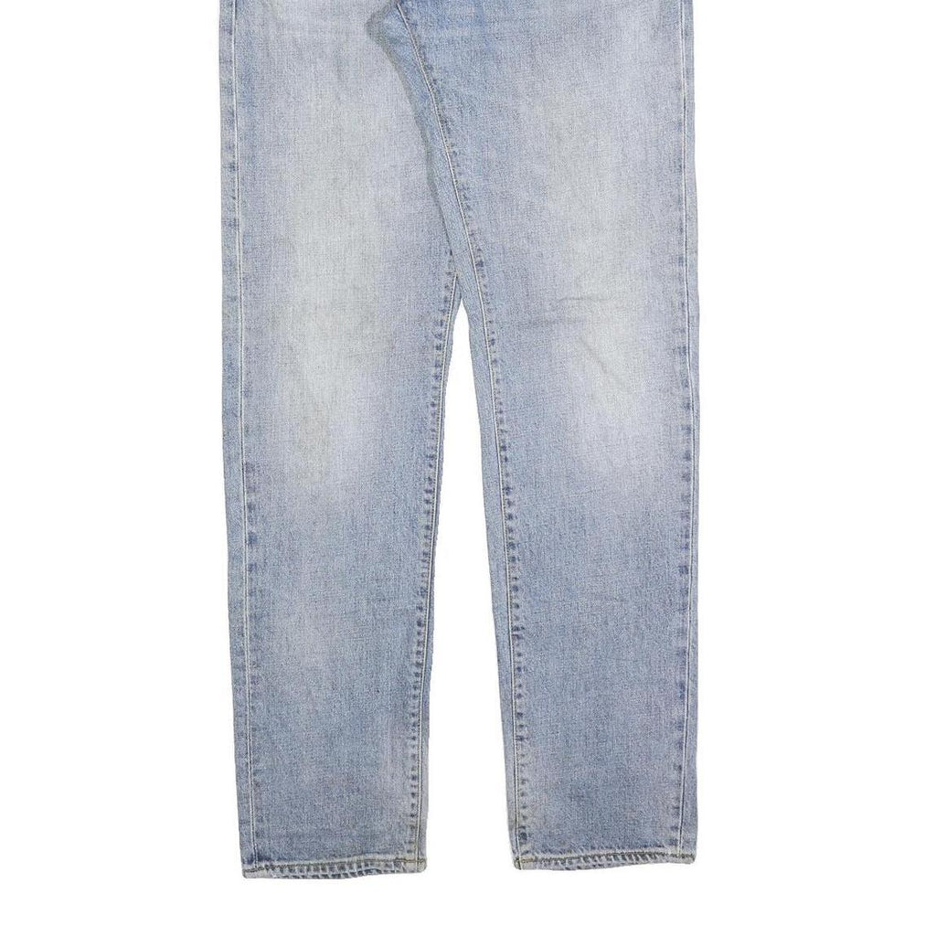 CARHARTT Mens Jeans Blue Slim Straight Denim Light W33 L34 Workwear Casual