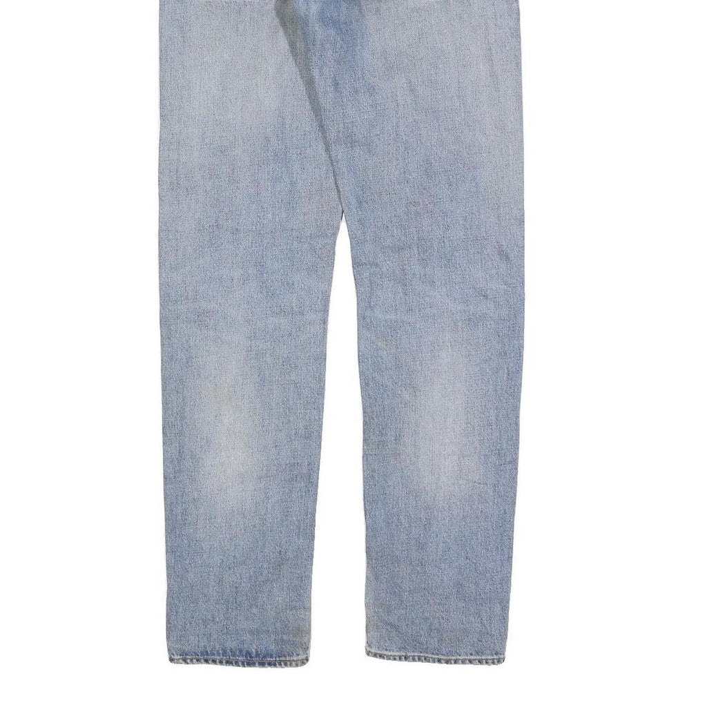 CARHARTT Mens Jeans Blue Slim Straight Denim Light W33 L34 Workwear Casual