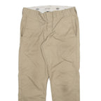 DICKIES Mens Trousers Beige Slim Tapered W32 L30