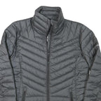 COLUMBIA Womens Black Outdoor Jacket L Polyester Blend Quilted Zip Pockets