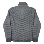 COLUMBIA Womens Black Outdoor Jacket L Polyester Blend Quilted Zip Pockets