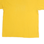 GENUINE MERCHANDISE Mens Yellow Graphic T-Shirt L Short Sleeve Crew Neck MLB