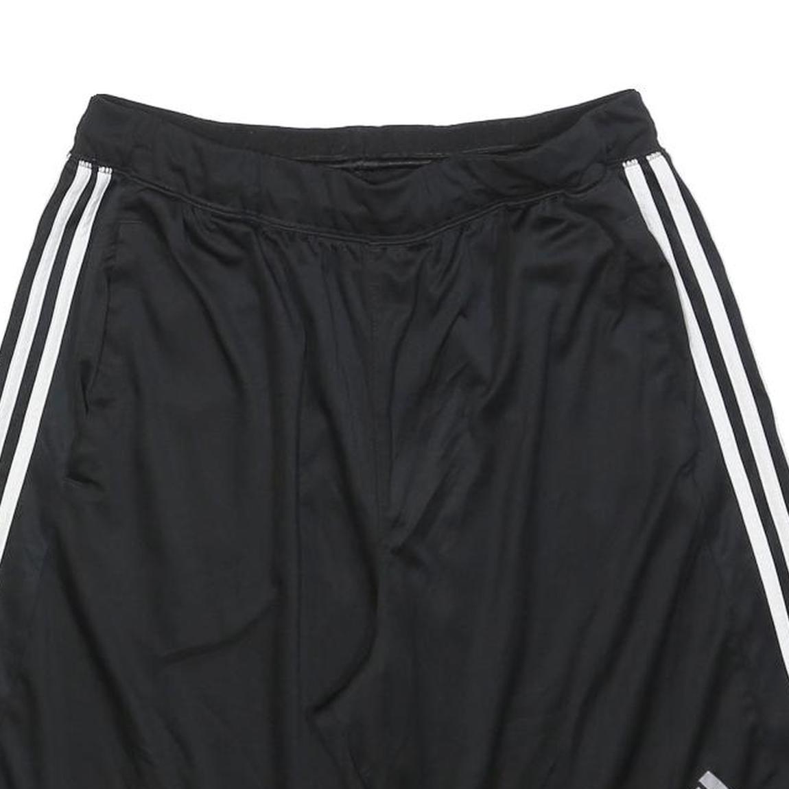 ADIDAS Mens Black Sports Shorts L W32 Athletic Polyester Activewear