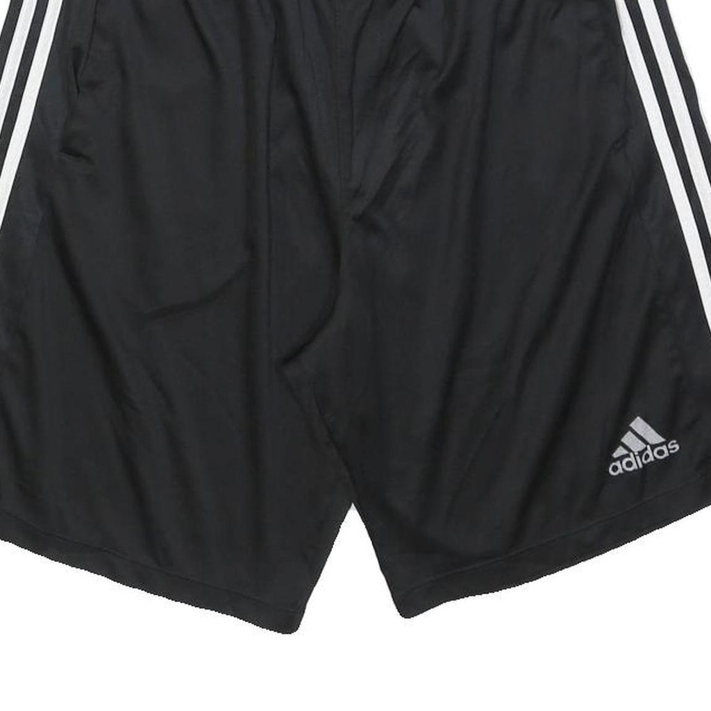ADIDAS Mens Black Sports Shorts L W32 Athletic Polyester Activewear