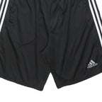 ADIDAS Mens Black Sports Shorts L W32 Athletic Polyester Activewear