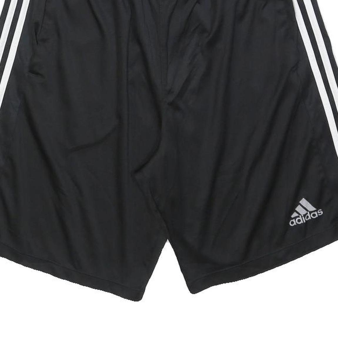 ADIDAS Mens Black Sports Shorts L W32 Athletic Polyester Activewear