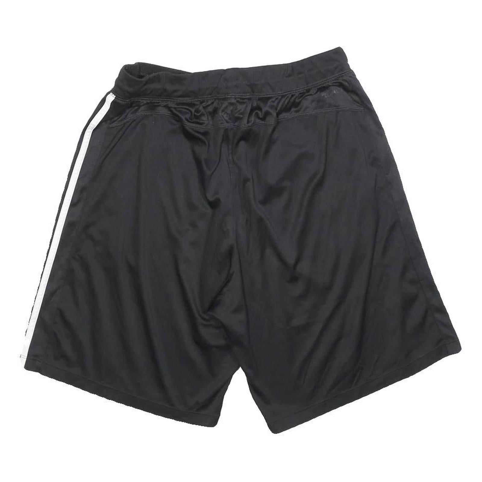 ADIDAS Mens Black Sports Shorts L W32 Athletic Polyester Activewear