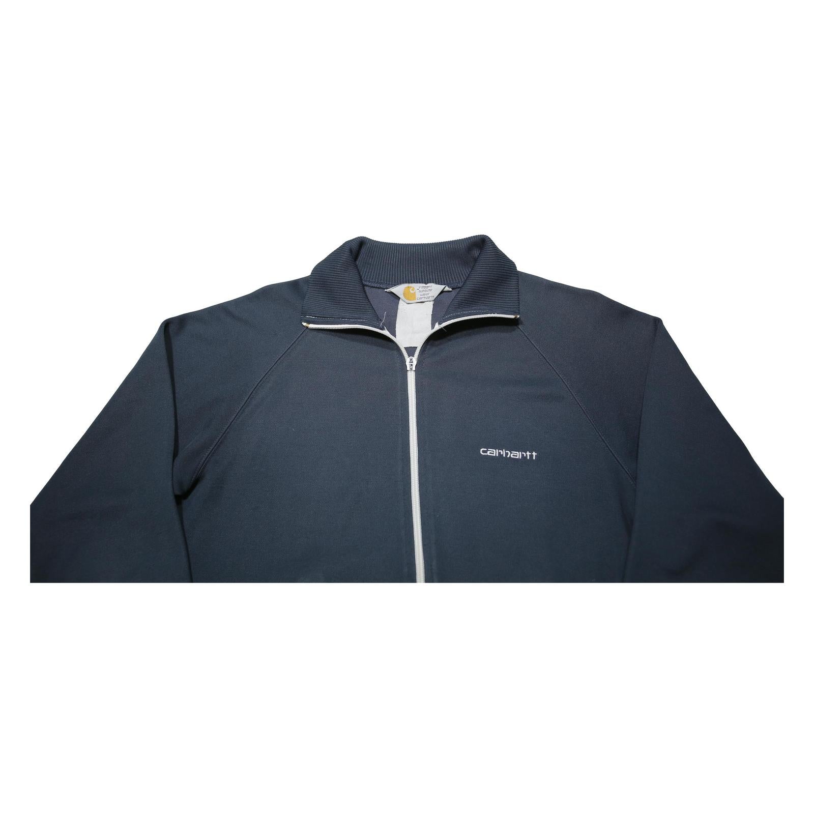 CARHARTT Mens Navy Blue Polyester Blend Zip Jacket S Casual Sportswear