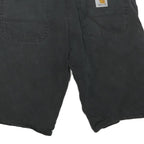 CARHARTT Mens Shorts Black Casual Regular M W32 Durable Cotton Blend