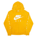 NIKE AIR Mens Yellow Hoodie S