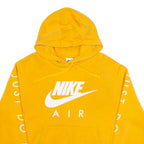 NIKE AIR Mens Yellow Hoodie S