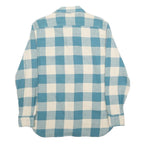LEVI'S Mens Blue & Cream Checked Shirt S Cotton Long Sleeve Casual Classic