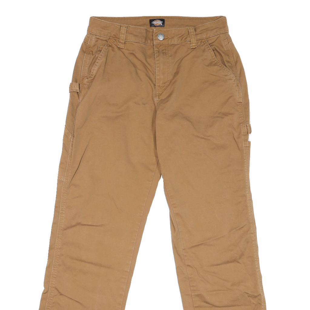 DICKIES Mens Jeans Beige Regular Straight Denim W28 L29 Workwear Utility Pants