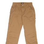 DICKIES Mens Jeans Beige Regular Straight Denim W28 L29 Workwear Utility Pants