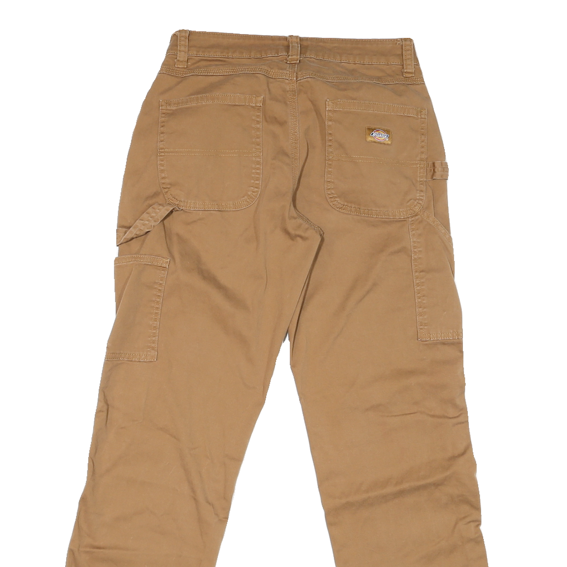 DICKIES Mens Jeans Beige Regular Straight Denim W28 L29 Workwear Utility Pants