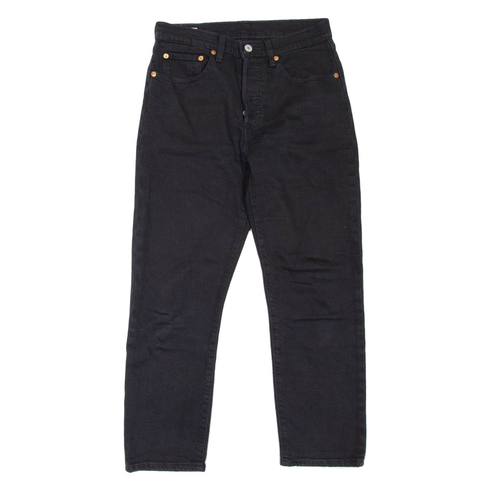 LEVI'S 501 BIG E Jeans Womens Black Regular Straight W26 L26
