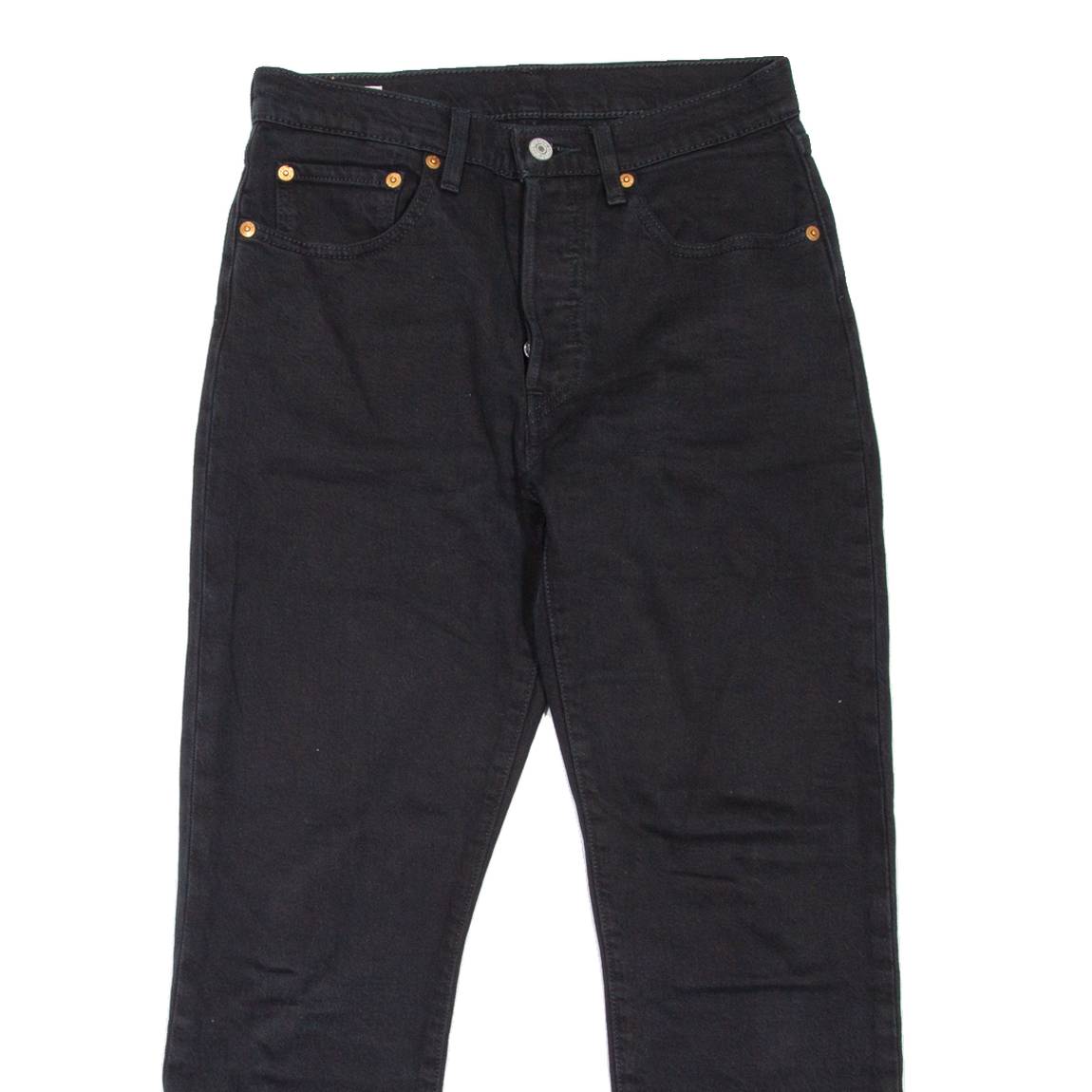 LEVI'S 501 BIG E Jeans Womens Black Regular Straight W26 L26